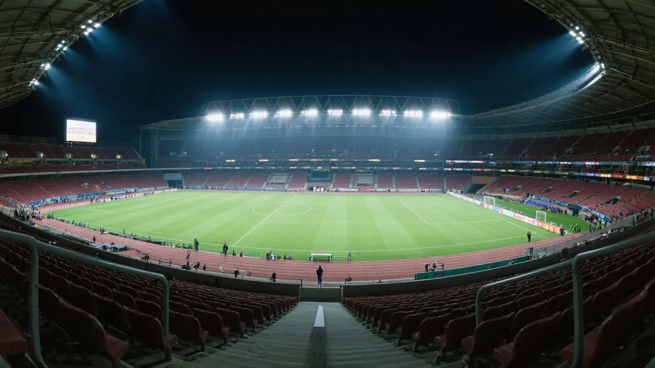 国际体育场景插图